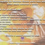 Simpatia de Mamãe Oxum para seu amor ficar mais amável e doce