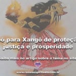 Ebó para Xangô de proteção, justiça e prosperidade