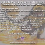 Simpatia de Oxum para quem está sozinho há tempos e procura por um novo amor