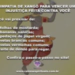 Simpatia de Xangô para se livrar ou se defender de uma injustiça