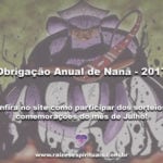 Obrigação Anual de Nanã – 2017