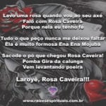 Rosa Caveira promete para não faltar! Laroyê Pombagira!!!