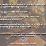 Trabalho espiritual para abertura dos caminhos financeiros: saiba com fazer!