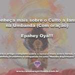 Conheça mais sobre o Culto a Iansã na Umbanda (Com oração)