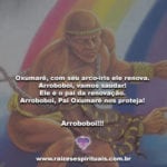 Oxumarê, com seu arco-íris ele renova…