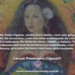 Venha linda Cigana, venha para bailar! Laroyê Pombagira Cigana!!!