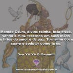 Salve Oxum, dourada senhora da pele de ouro! Ora Yê Yê Ô!!!