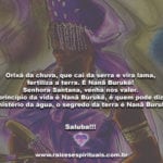 Orixá da chuva, que cai da serra e vira lama… Saluba!!!
