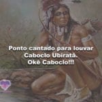 Ponto cantado para louvar Caboclo Ubiratã. Okê Caboclo!!!