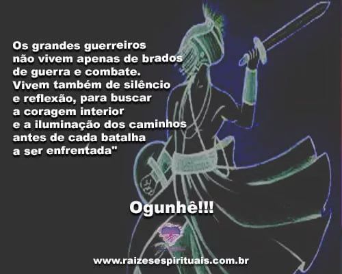 Confira uma sábia mensagem de Ogum para o dia! Confira uma sábia mensagem de Ogum para o dia!