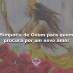 Simpatia de Oxum para quem procura por um novo amor