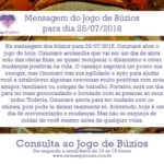 Mensagem dos búzios para 25/07/2018: Oxumaré abre o jogo de hoje