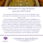 Mensagem dos búzios para 29/07/2018: Omulú abre o jogo de hoje