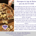 Mensagem dos búzios para 20/07/2018: Iemanjá abre o jogo de hoje