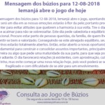 Mensagem dos búzios para 12-08-2018: Iemanjá abre o jogo de hoje