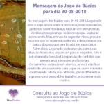 Mensagem dos búzios para 30-08-2018: Logunedé abre o jogo do dia