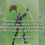 Pedimos a nosso Pai Oxóssi a bênção de sua fartura!