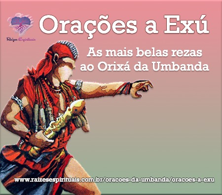 imagem do orixá exú com o título: Orações a Exú - As mais belas rezas ao orixá da Umbanda