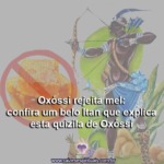 Oxóssi rejeita mel: confira um belo Itan que explica esta quizila de Oxóssi