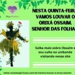 Nesta quinta-feira, vamos louvar o Orixá Ossaim, senhor das folhas!