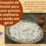 Simpatia de Omulú para quem precisa de melhoria da saúde em geral