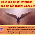 Hoje, dia 29 de Setembro, é dia de São Miguel Arcanjo!