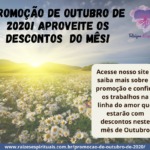 Promoção de Outubro de 2020 – aproveite os descontos do mês!