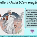 Culto a Oxalá (Com oração)