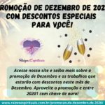 Promoção de dezembro de 2020 com descontos especiais para você!