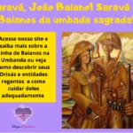 Saravá, João Baiano! Saravá os Baianos da umbada sagrada!