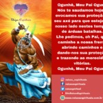 Ogunhê, Meu Pai Ogum! Evocamos, neste dia, seu axé e sua proteção!