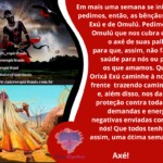 Mais uma semana se inicia, e pedimos as bênçãos de Exú e Omulú. Axé!