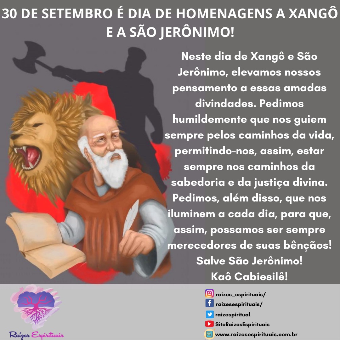 Oração A São Jeronimo Xangô