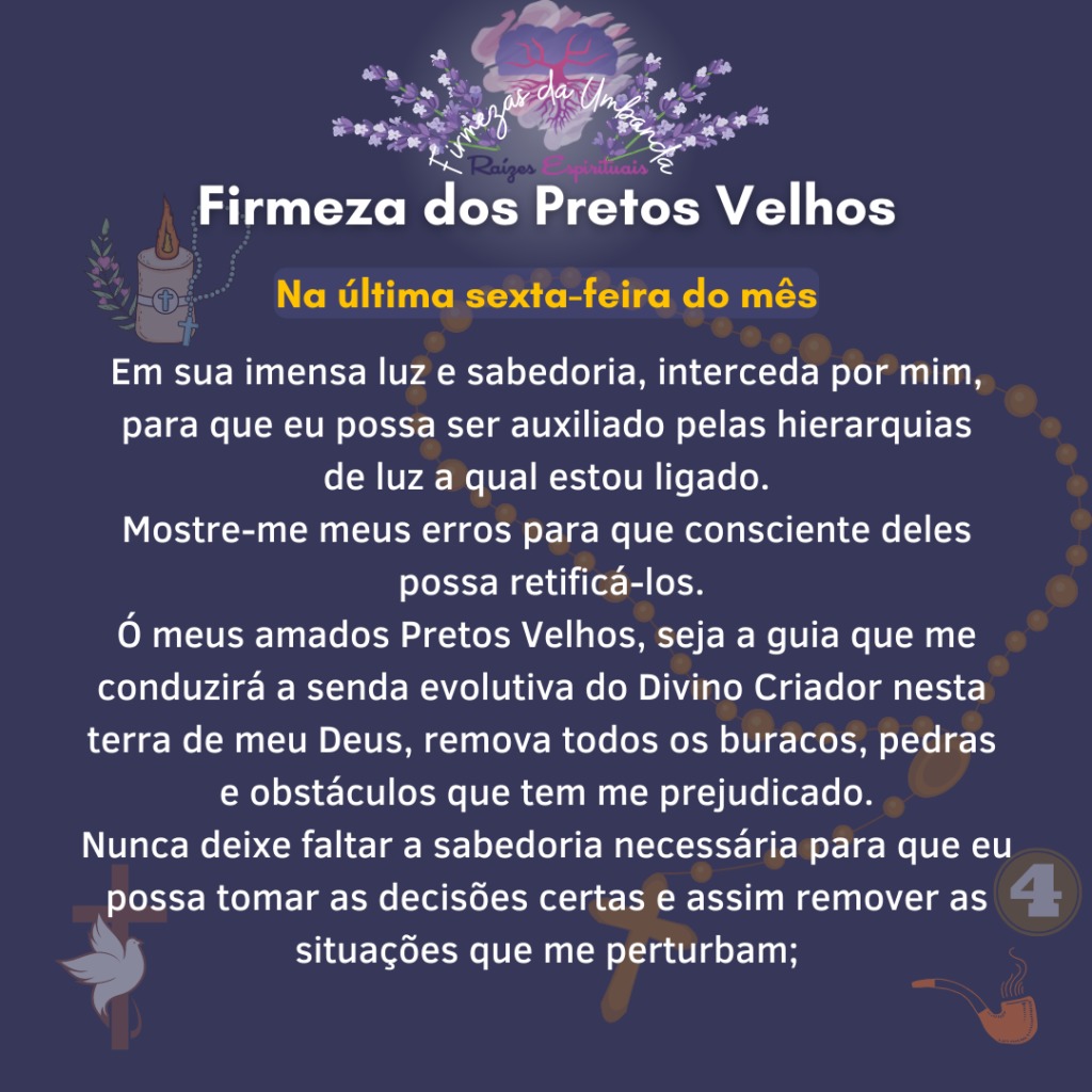 Oração aos Pretos Velhos parte 3