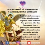 29 de setembro é dia de homenagens a São Miguel Arcanjo na umbanda